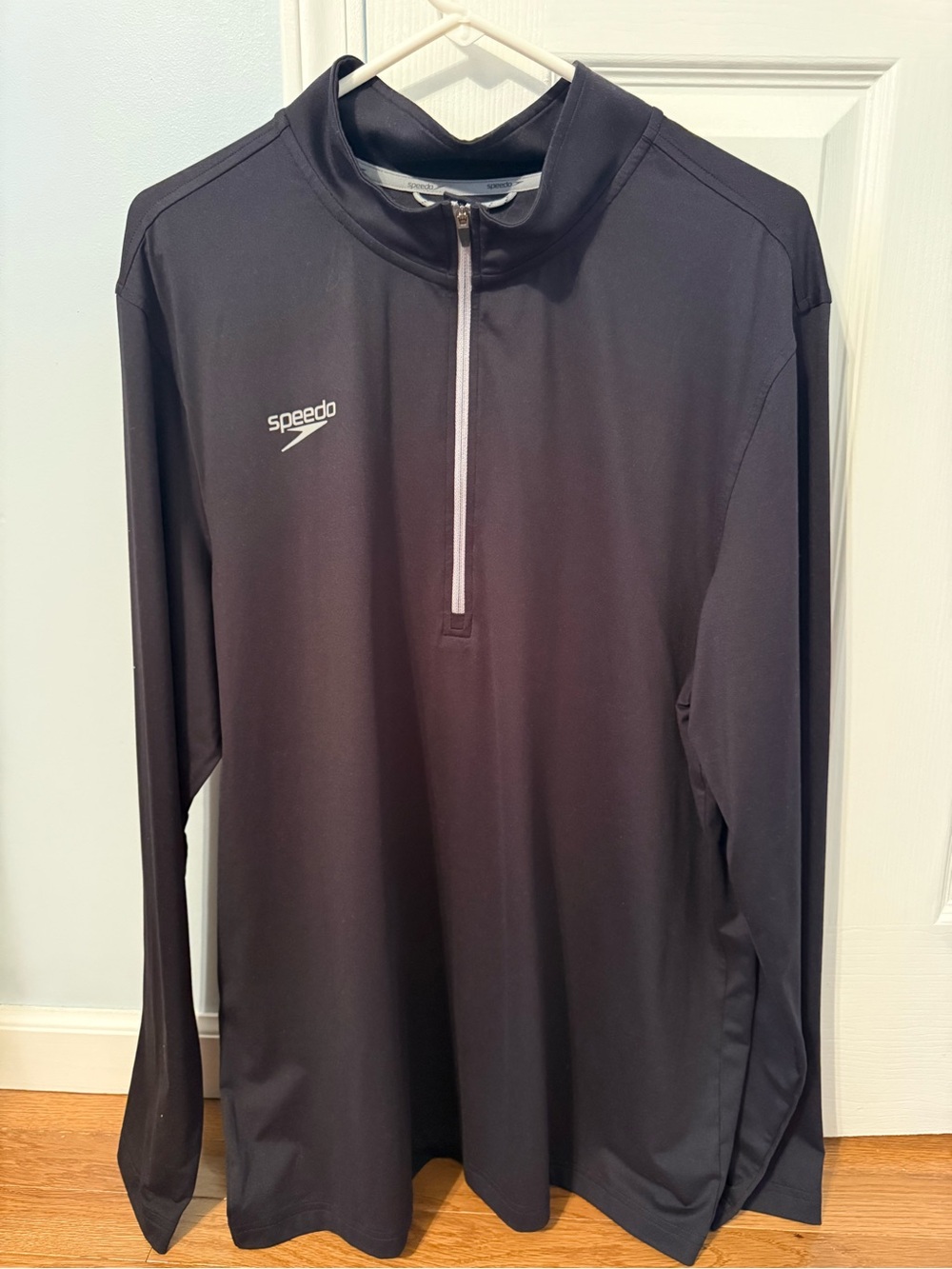 Speedo Men’s Black Half-Zip Performance Pullover